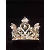 Image 1 : A Queen Needs Her Crown! - Crown Ring, 925 Stamp. Very Blingy 6.89g Silver