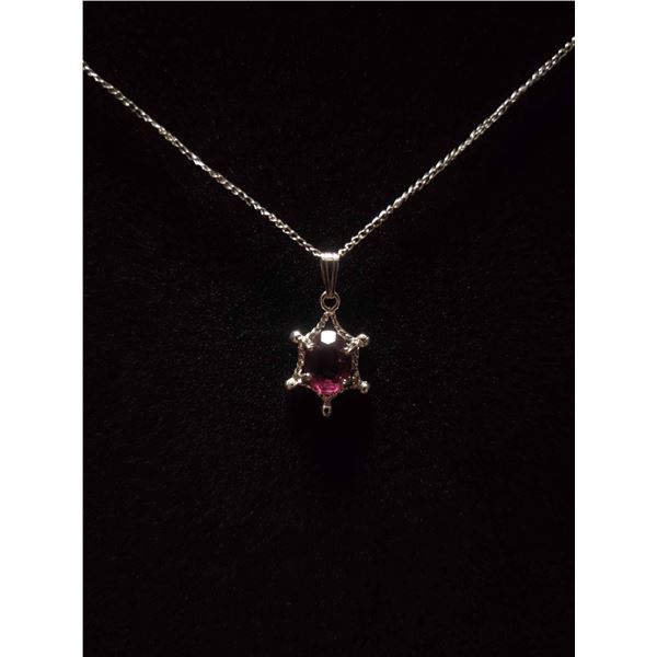 Semi Precious Stone (??) on 925 Sterling Silver Chain. 1.67g