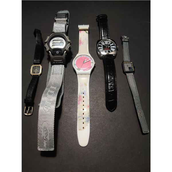 Collection of Watches. Swatch, Casio GShock & a New Disney Narnia Collectors Watch.