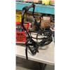 Image 2 : BASKET OF DUMBELLS 40LBS TOTAL AND SPORT RACK BIKE RACK