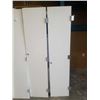 Image 2 : 4 WHITE 18 X 80 INCH DOORS