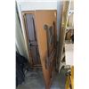 Image 2 : 2 BROWN FOLDING 5 FOOT MARKET TABLES