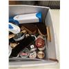 Image 2 : BOX OF SHOE SHINING AND CARE SUPPLIES