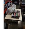 Image 1 : BAG OF NEW INFANT AND TODDLER ITEMS AND TRAY OF DVDS