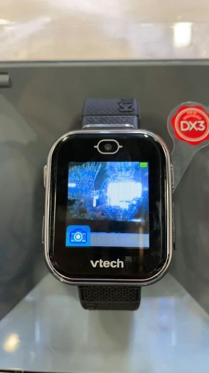 VTECH KIDIZOOM DX3 SMARTWATCH BLACK TESTED AND WORKING RETAIL $100+