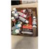 Image 2 : 3 TRAYS OF SCISSORS, CRAFT PAINTS AND BRUSHES AND TOOLS
