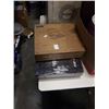Image 2 : BOX OF PLANTERS, VINTAGE SERVING TRAY AND TABLE LAMP