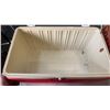 Image 8 : IGLOO COOLER AND BOX OF DIXIE CUPS INSULATED HOT LIQUID CUPS
