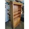 Image 2 : PINE BOOKSHELF CABINET 75 INCHES TALL