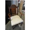 Image 8 : ANTIQUE DRAWLEAF DINING TABLE WITH 10 CHAIRS