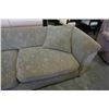 Image 2 : UPHOLSTERED SOFA WITH 2 THROW PILLOWS