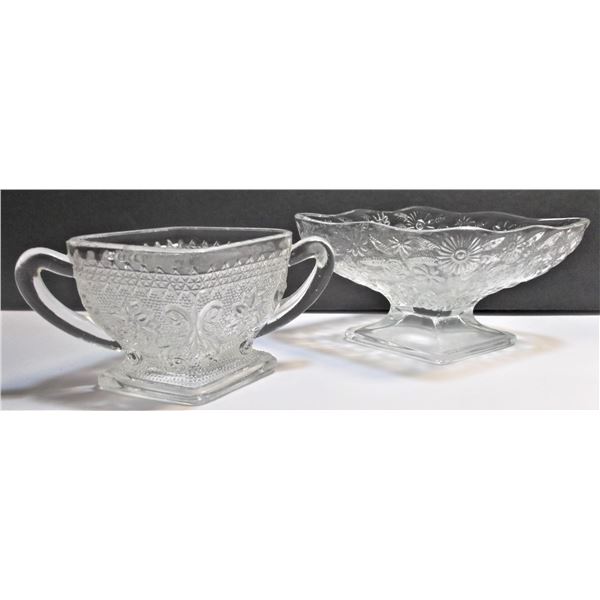 Two Sugar Bowls - One has a Sharp Edge