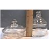 Image 8 : Five Cornflower Crystal Jars with Lids - Various Jars, See Images