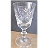 Image 2 : EIGHT Pinwheel Sherry Glasses - 1 Sharp Edge/Chip - See Images