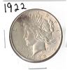 Image 1 : 1922 USA Peace Dollar