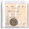 Image 1 : 1913 Sm Leave Canadian Silver Ten Cent ICCS Graded EF-40