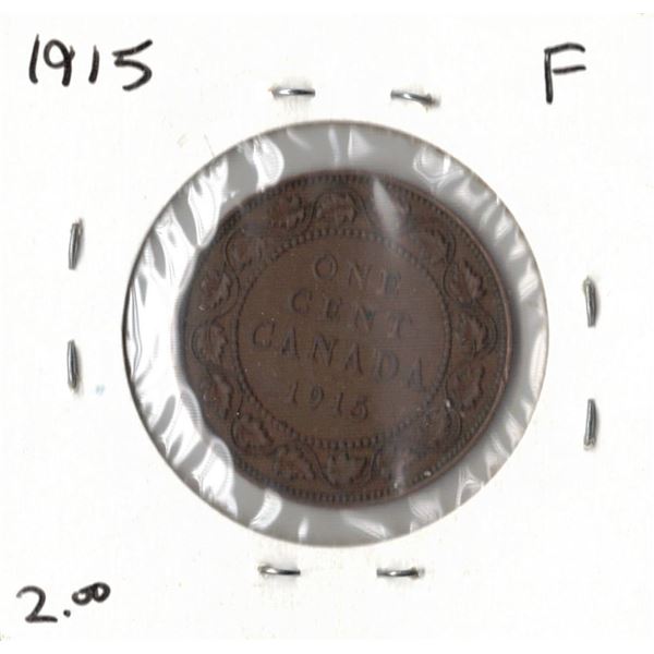 1915 Canadian Large Cent