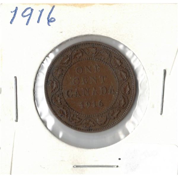 1916 Canadian Large Cent