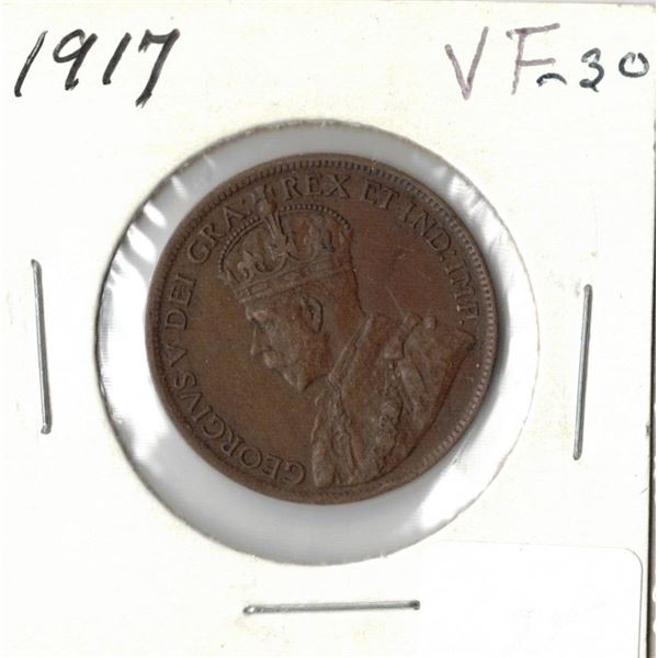 1917 Canadian Large Cent