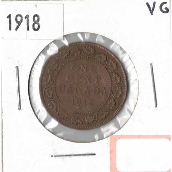 1918 Canadian Large Cent