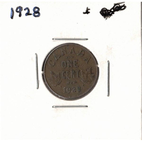 1928 Canadian One Cent