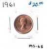 Image 1 : 1961 Canadian One Cent