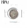 Image 1 : 1890 Canadian Silver Five Cent
