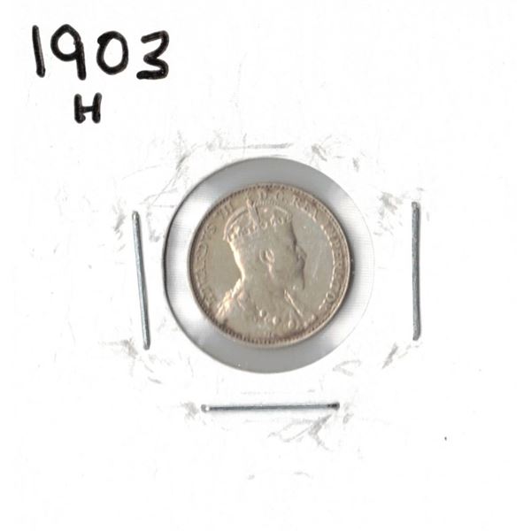 1903H Canadian Silver Five Cent