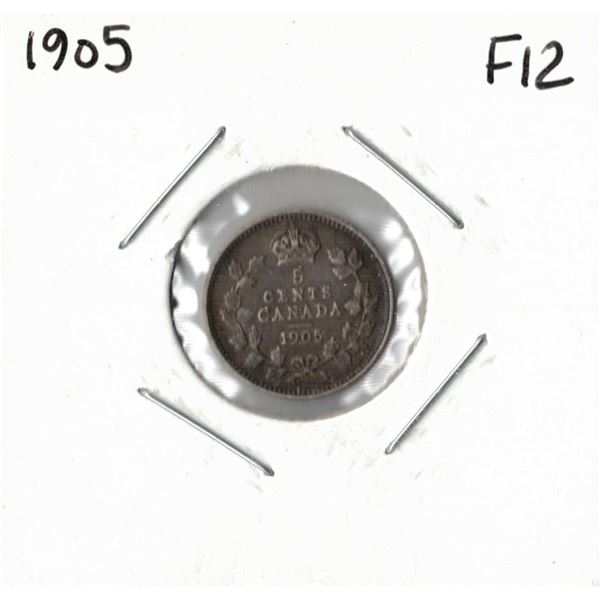 1905 Canadian Silver Five Cent