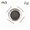 Image 1 : 1905 Canadian Silver Five Cent