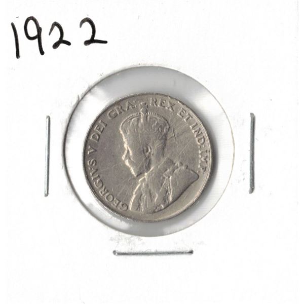 1922 Canadian Five Cent