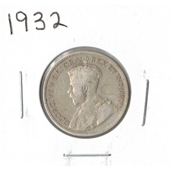 1932 Canadian Silver Twenty-Five Cent