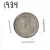 Image 1 : 1934 Canadian Silver Twenty-Five Cent