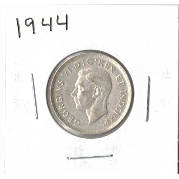 1944 Canadian Silver Twenty-Five Cent