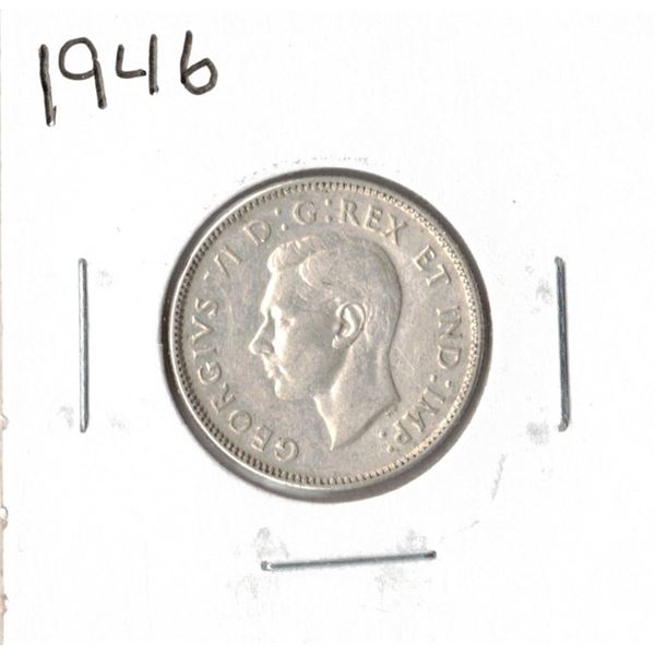 1946 Canadian Silver Twenty-Five Cent