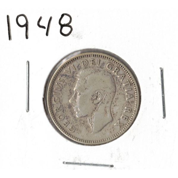 1948 Canadian Silver Twenty-Five Cent