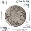 Image 1 : 1911 Canadian Silver Fifty Cent