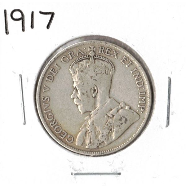 1917 Canadian Silver Fifty Cent