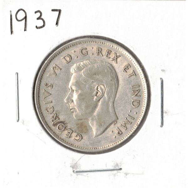 1937 Canadian Silver Fifty Cent