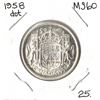 Image 1 : 1958 Canadian Silver Fifty Cent - Dot