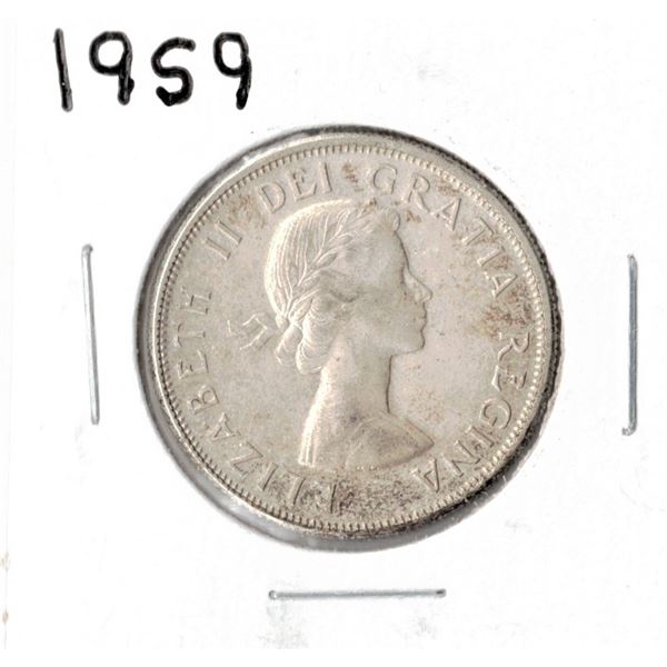 1959 Canadian Silver Fifty Cent