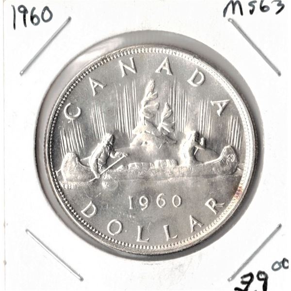 1960 Canadian Silver Dollar