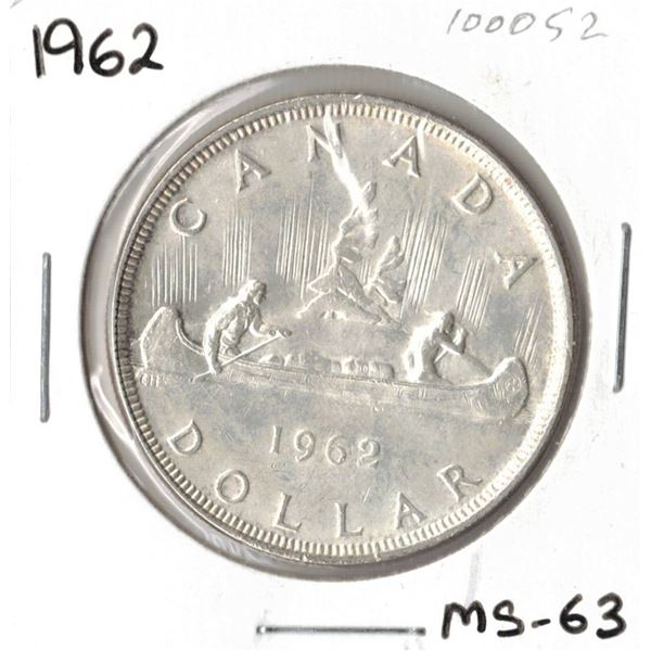 1962 Canadian Silver Dollar