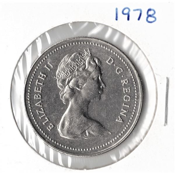 1978 Canadian Nickel Dollar