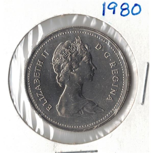 1980 Canadian Nickel Dollar