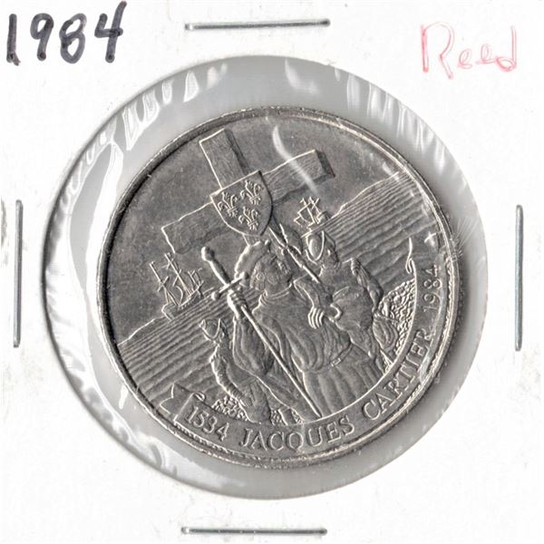 1984 Canadian Nickel Dollar - Jacques Cartier