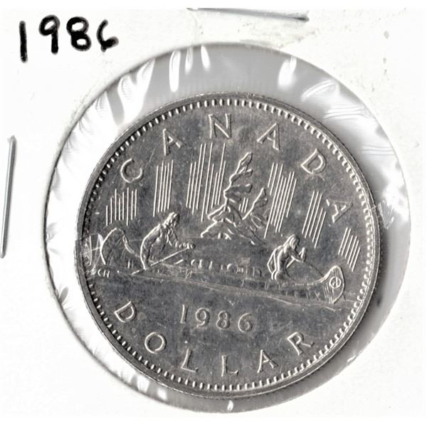 1986 Canadian Nickel Dollar