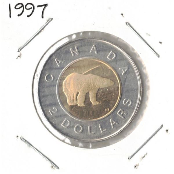 1997 Canadian Two Dollars "Toonie"