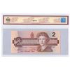Image 1 : 1986 Canadian Two Dollar Note - BCS Graded UNC-60