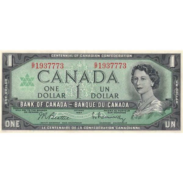 1967 Canadian One Dollar Bank Note